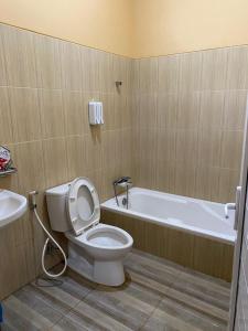 Ένα μπάνιο στο Abaka Hotel