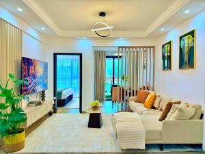 Posezení v ubytování Nyali Luxurious Apartments and Suites, Baobab waves