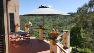Balkón nebo terasa v ubytování Rural House Rondini