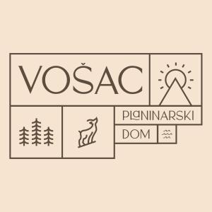 a diagram of a vase with the words vazquez and a diagram at Planinarski dom Vošac in Makarska