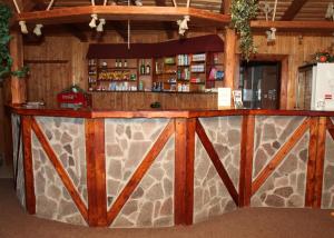 Ο χώρος του lounge ή του μπαρ στο garni Hotel ASAS***