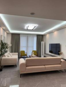 TV a/nebo společenská místnost v ubytování Dream Apartments and tour
