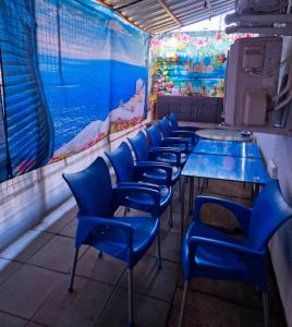 A seating area at Centro Apartman