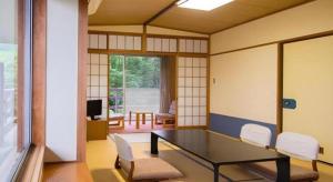 Area soggiorno di Yufuin Onsen Yufuin Nanairo no Kaze