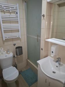 Koupelna v ubytování Studio SVACIC self check in