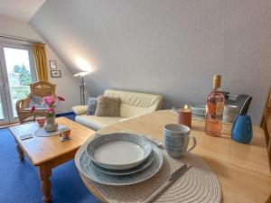 Χώρος καθιστικού στο Ferienanlage "Uns Wiek Hus" Ferienwohnung 7