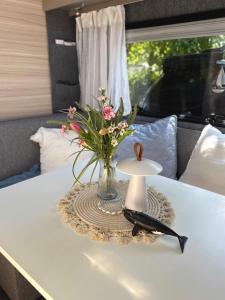 Istumisnurk majutusasutuses Apartmány Zahražany Karavan