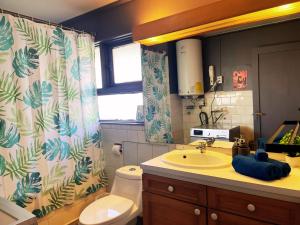 Koupelna v ubytování Precioso Departamento en Isla Teja Para 4 Personas con Estacionamiento Privado + 11 fotografií