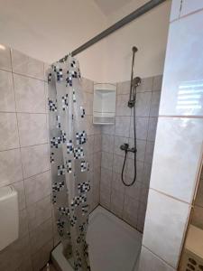 Koupelna v ubytování Apartments Frakić