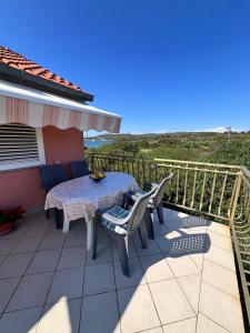 Balkón nebo terasa v ubytování Apartments Frakić