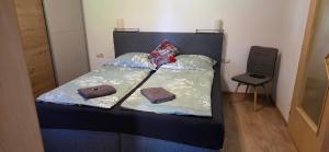 Posteľ alebo postele v izbe v ubytovaní Ferienwohnung Trixi