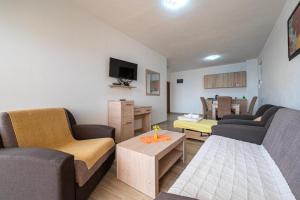 TV a/nebo společenská místnost v ubytování Saraj Apart Hotel