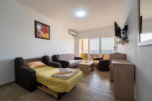 Posezení v ubytování Saraj Apart Hotel