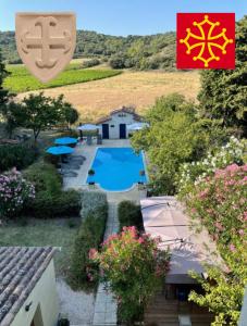 Πισίνα στο ή κοντά στο l escapade Corbières