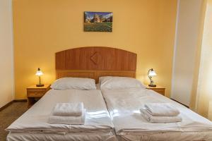Cama ou camas em um quarto em Hotel Zámeček