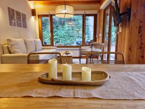 Posezení v ubytování Remanso del Bosque - Maiten Cabin