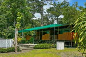 Zahrada ubytování Beach cabinas on Playa Preciosa