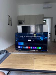 TV a/nebo společenská místnost v ubytování Pest Vibes