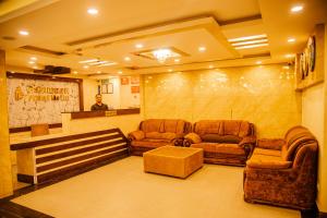 Posezení v ubytování pashupati front hotel