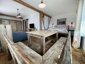 Kuchyň nebo kuchyňský kout v ubytování Hotel Velká Klajdovka