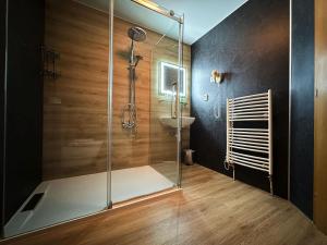 Koupelna v ubytování Hotel Velká Klajdovka