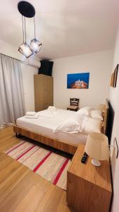 Postel nebo postele na pokoji v ubytování Villa Marmara
