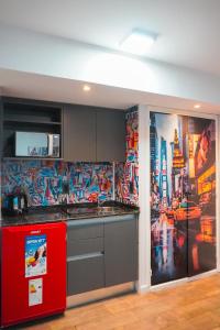 O bucătărie sau chicinetă la Departamento NYC 1 - Edificio VILAUT by INMOVE Temporarios