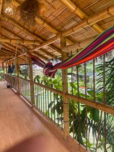 Balkón nebo terasa v ubytování Eco Hotel Campestre Atlantis San Joaquín La Mesa