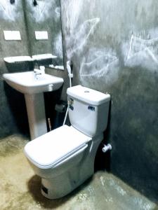 a bathroom with a toilet and a sink at B City Villa Ella in Ella +16 photos