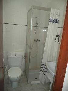 Koupelna v ubytování Hostal Cruz