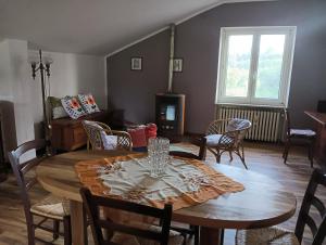TV a/nebo společenská místnost v ubytování B&B Tre Confini