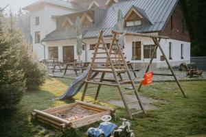 Garður fyrir utan Chata Františkov