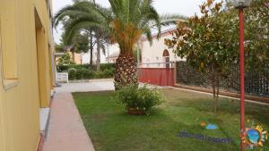 A garden outside Ostello Salento
