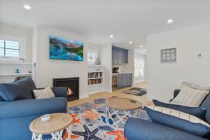 Posezení v ubytování Beach avenue 23