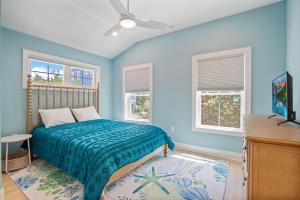 Postel nebo postele na pokoji v ubytování Beach avenue 23