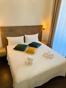 Postel nebo postele na pokoji v ubytování Drooms