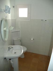 Koupelna v ubytování Hostal Cruz