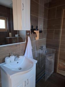 Koupelna v ubytování Chalets Montenegrina + 66 fotografií