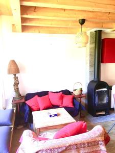 Χώρος καθιστικού στο Appartement exceptionnel au Lavancher à chamonix