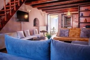 Posezení v ubytování KD Rustic Home