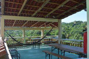 Μπαλκόνι ή βεράντα στο Hotel Cristal Mazunte