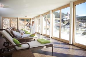 Posezení v ubytování Naturparkhotel Adler
