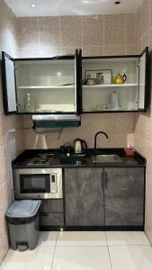 Dapur atau dapur kecil di راحتي هنا 5