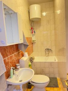 Koupelna v ubytování Apartments Nevenka i Josko