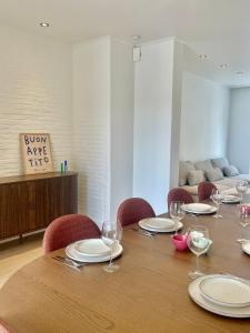 Χώρος καθιστικού στο Vakantiehuis Ilo De Panne