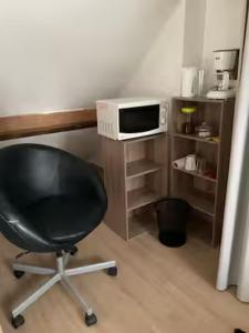 Kuchyň nebo kuchyňský kout v ubytování Nid du Beffroi Gare, Ferry & Shuttle