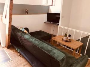 TV a/nebo společenská místnost v ubytování L appart 5 Açaï