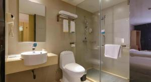 Koupelna v ubytování City Comfort Inn zhongshan Lihe Square Walmart + 67 fotografií