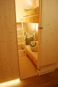 Postel nebo postele na pokoji v ubytování Ferienwohnung Rheintal