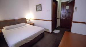 Ein Bett oder Betten in einem Zimmer der Unterkunft Four Chain View Hotel